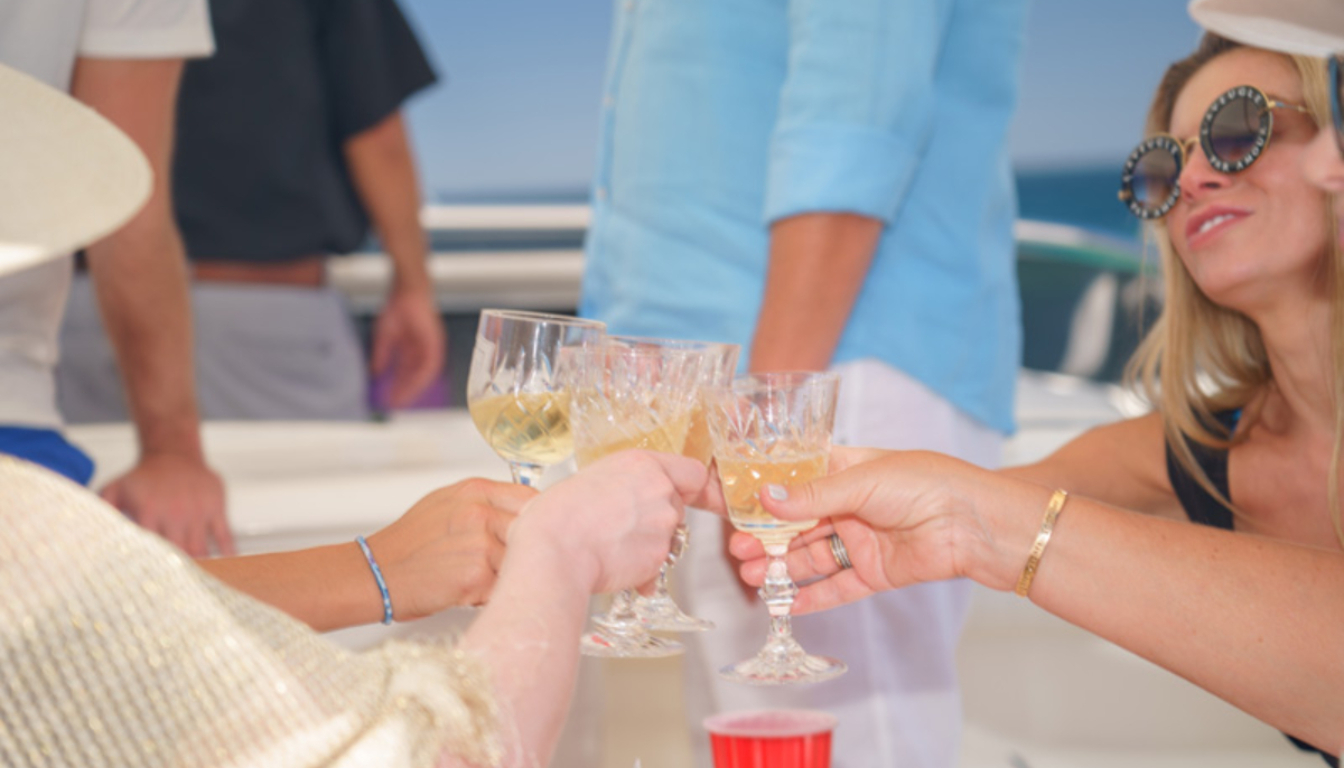 Corporate yacht event