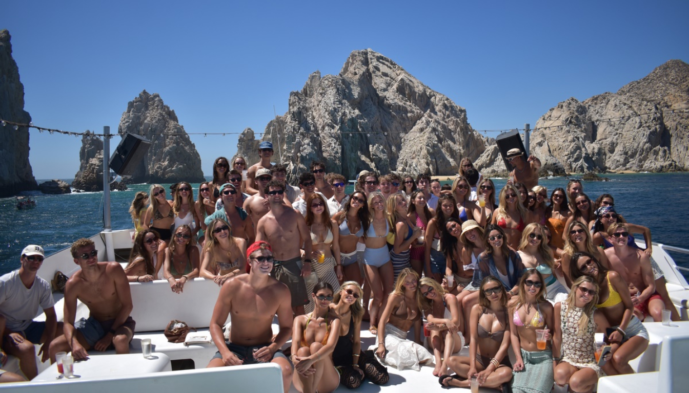 Spring break yacht party